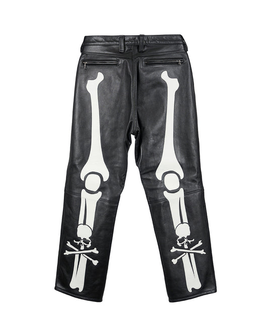 VANSON × MASTERMIND LEATHER PANTS WS22 BONE バンソン マスターマインド コラボ MW24C13-PA100