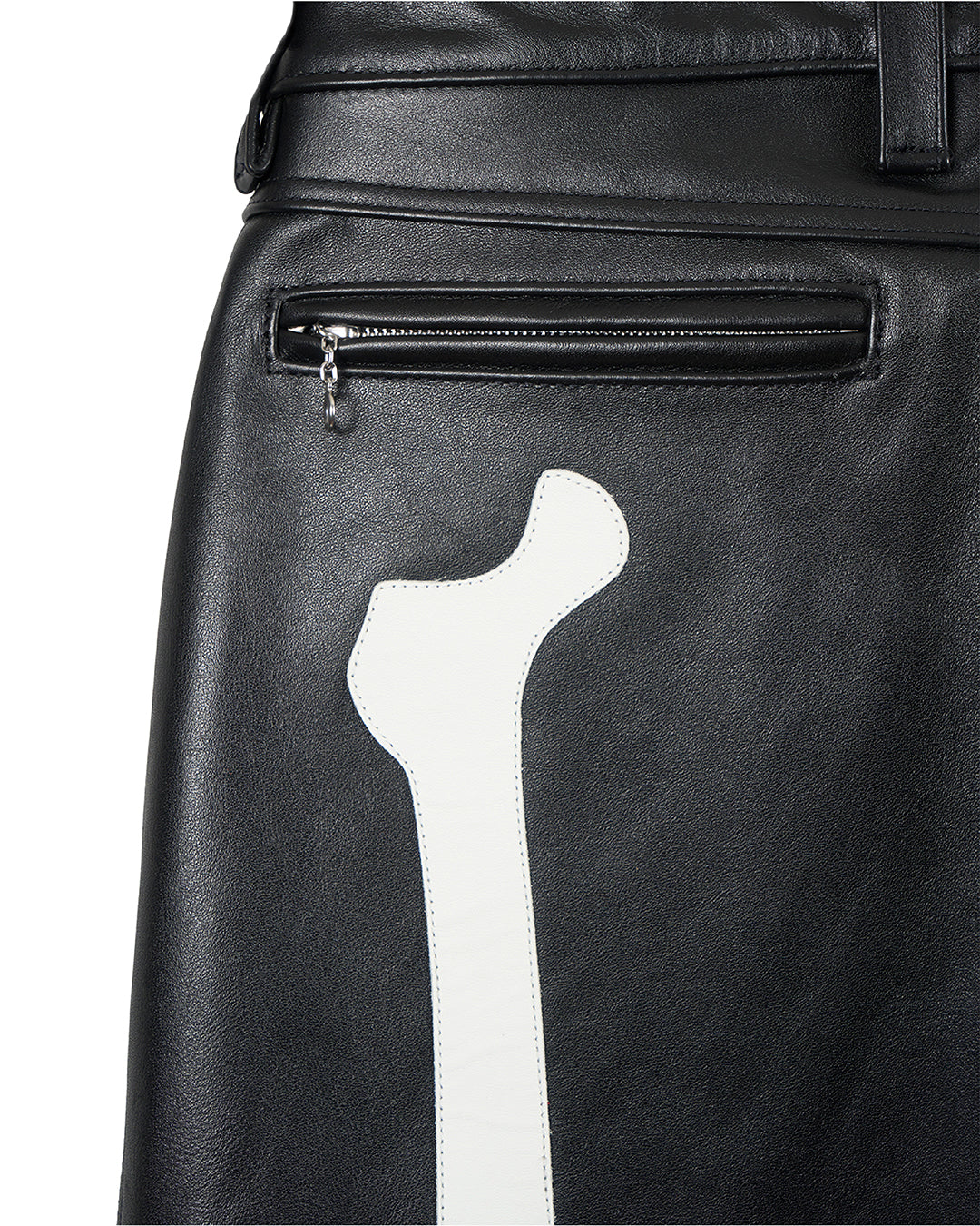 VANSON × MASTERMIND LEATHER PANTS WS22 BONE バンソン マスターマインド コラボ MW24C13-PA100