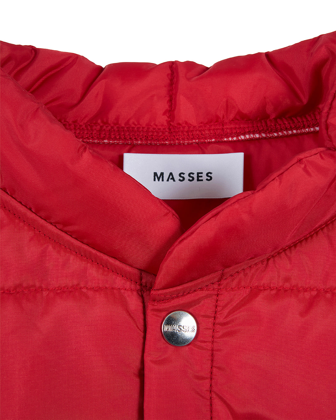VANSON × MASSES NYLON VEST_RED バンソン マシス コラボ MSV-2602
