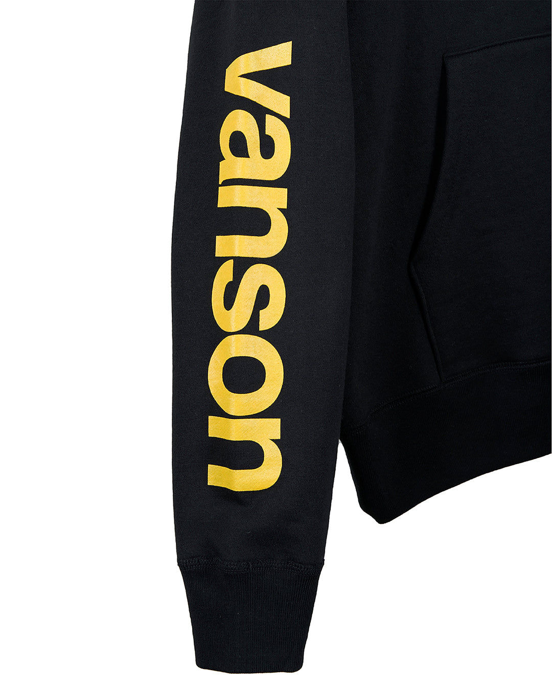 VANSON × MASSES SWEAT HOODED_BLACK バンソン マシス コラボ MSV-2605