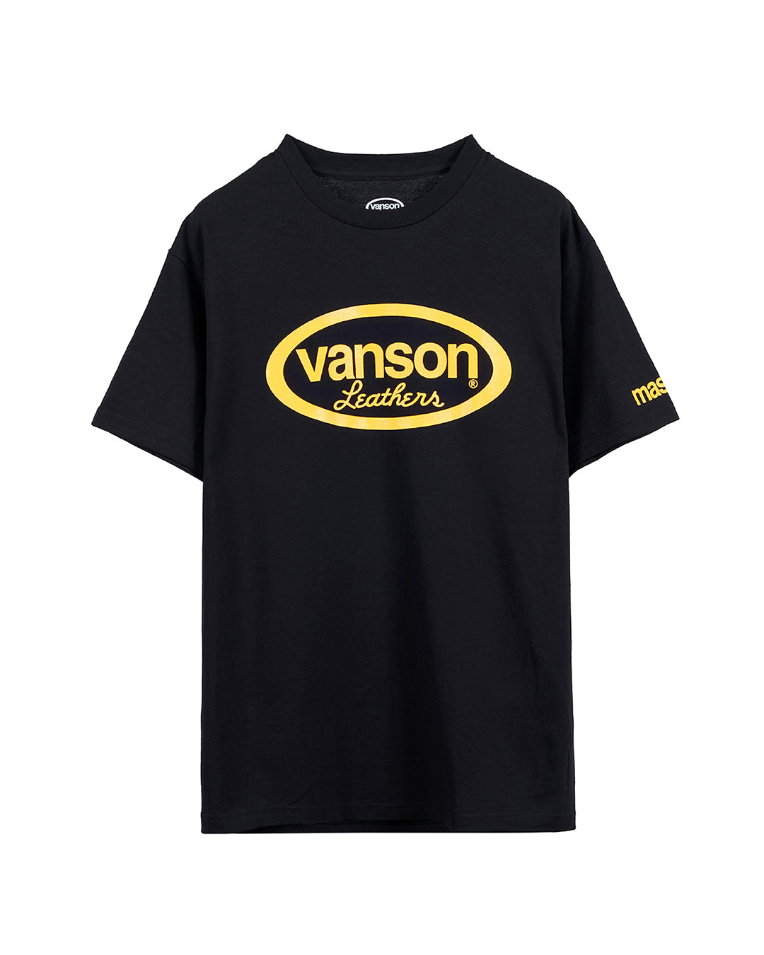 VANSON × MASSES T-SHIRT S/S_BLACK – VL-COLLABORATION