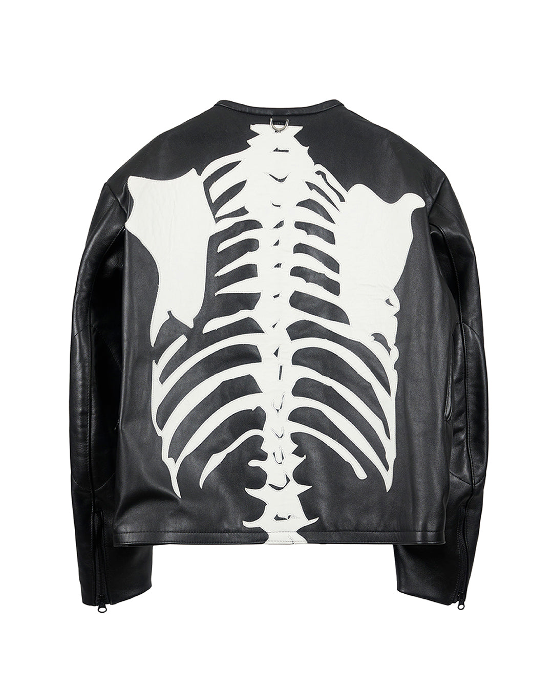 VANSON × MASTERMIND  LEATHER JACKET BONE バンソン マスターマインド コラボ MW24C13-BL100