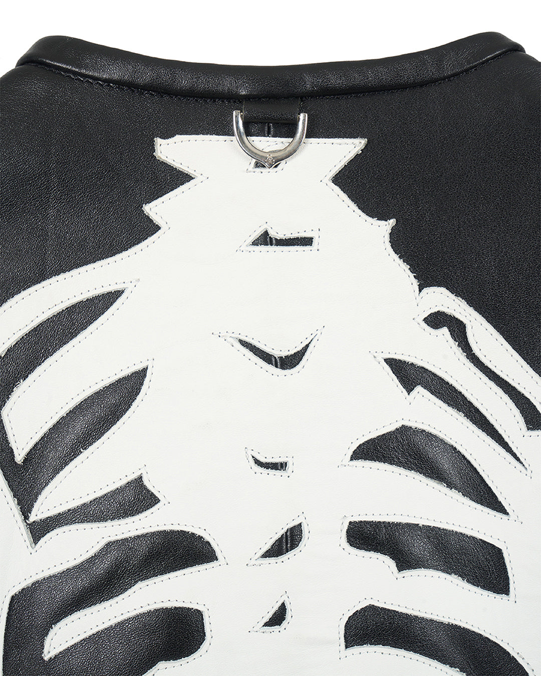 VANSON × MASTERMIND  LEATHER JACKET BONE バンソン マスターマインド コラボ MW24C13-BL100