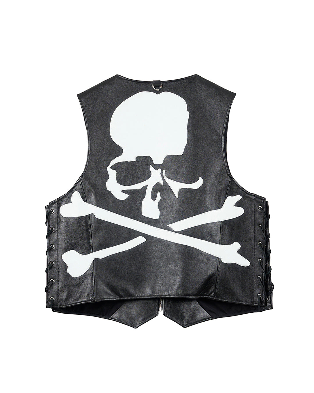VANSON × MASTERMIND  LEATHER BONES VEST バンソン マスターマインド コラボ MW25C15-VE100