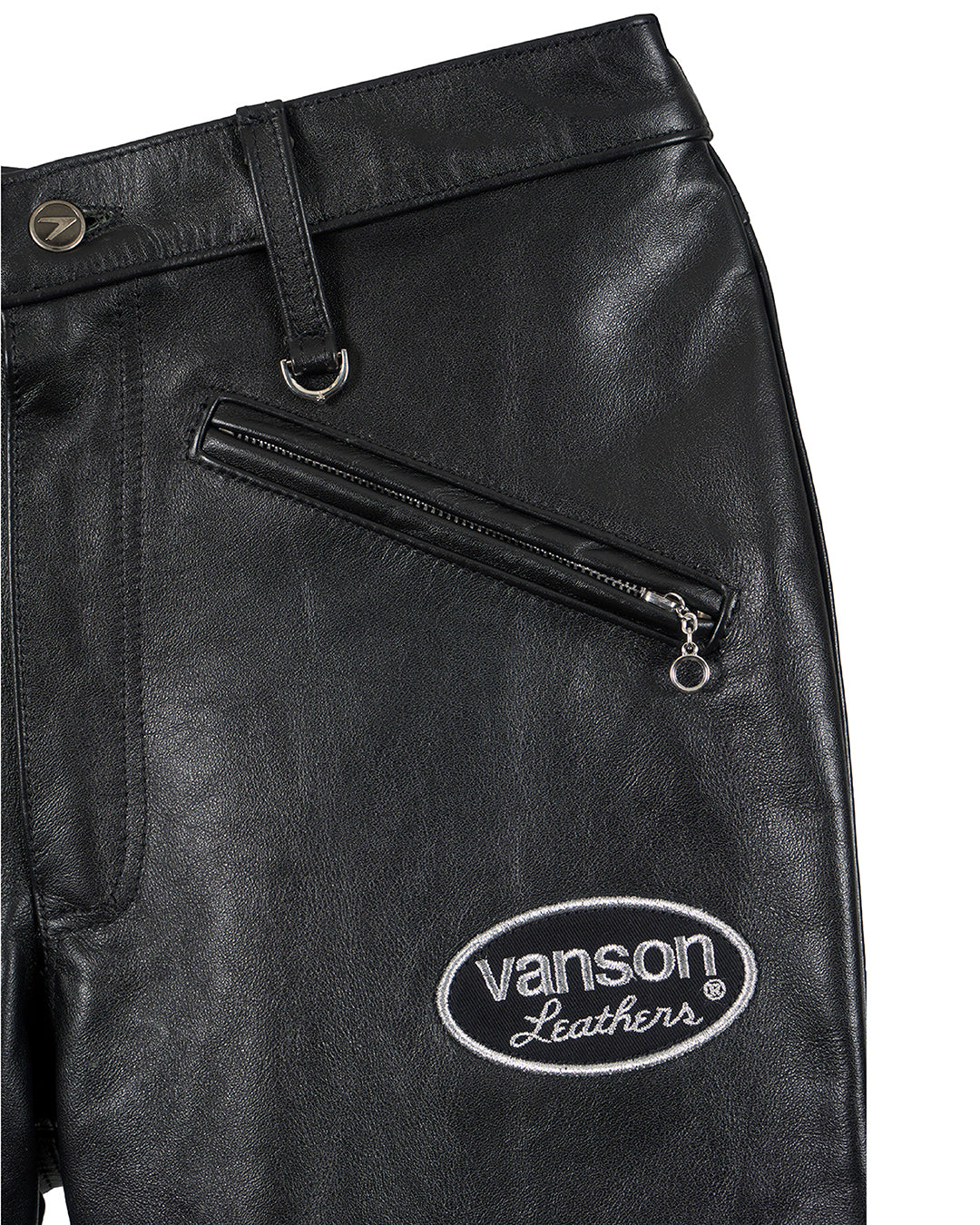 VANSON × MASTERMIND  LEATHER PANTS WS22 BONE バンソン マスターマインド コラボ MW24C13-PA100