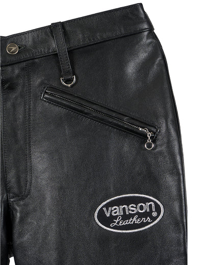 VANSON × MASTERMIND  LEATHER PANTS WS22 BONE バンソン マスターマインド コラボ MW24C13-PA100