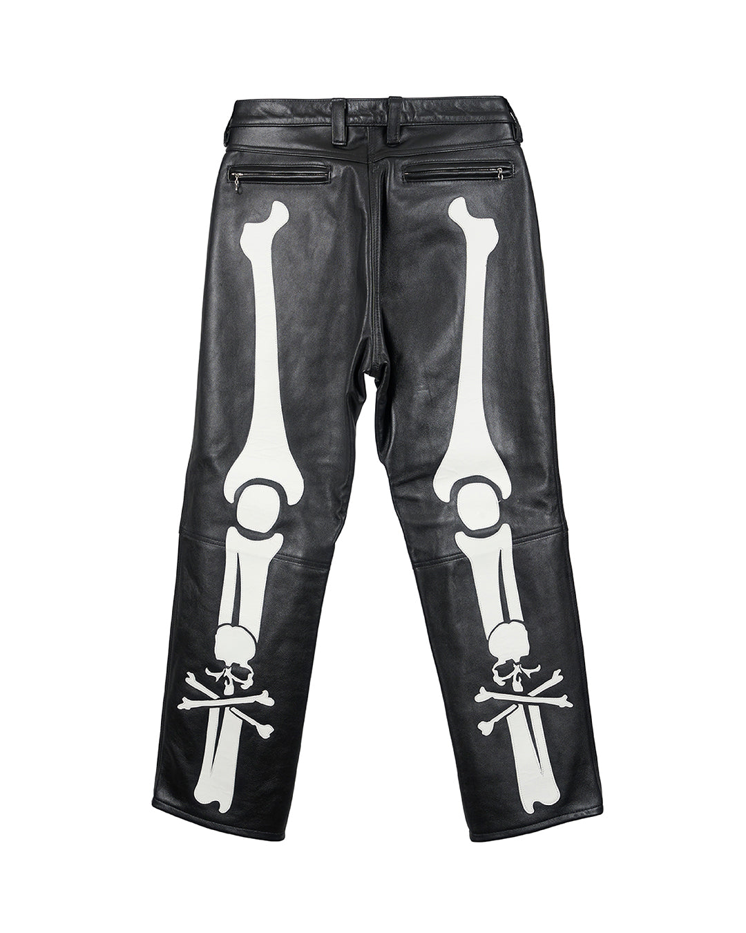 VANSON × MASTERMIND  LEATHER PANTS WS22 BONE バンソン マスターマインド コラボ MW24C13-PA100