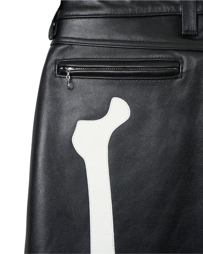 VANSON × MASTERMIND  LEATHER PANTS WS22 BONE バンソン マスターマインド コラボ MW24C13-PA100