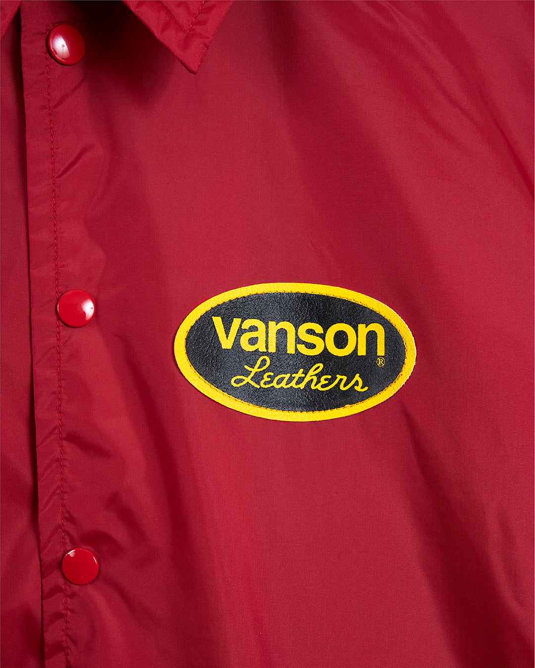 VANSON × MASSES NYLON JKT_RED バンソン マシス コラボ MSV-2601