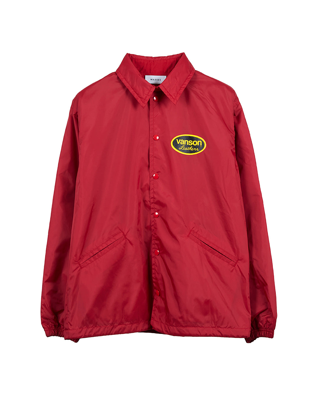 VANSON × MASSES NYLON VEST_RED – VL-COLLABORATION