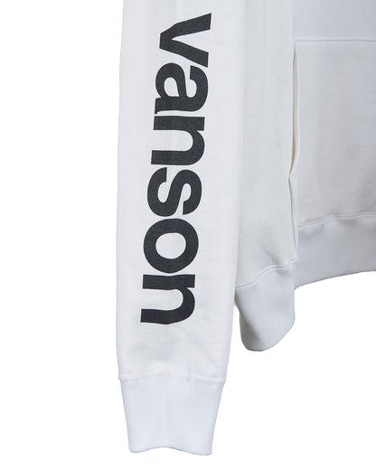 VANSON × MASSES SWEAT HOODED_WHITE バンソン マシス コラボ MSV-2605
