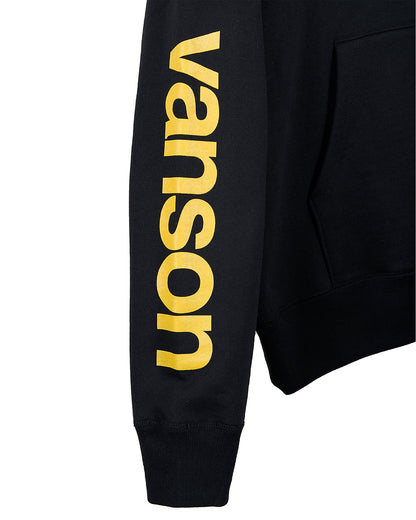 VANSON × MASSES SWEAT HOODED_BLACK バンソン マシス コラボ MSV-2605
