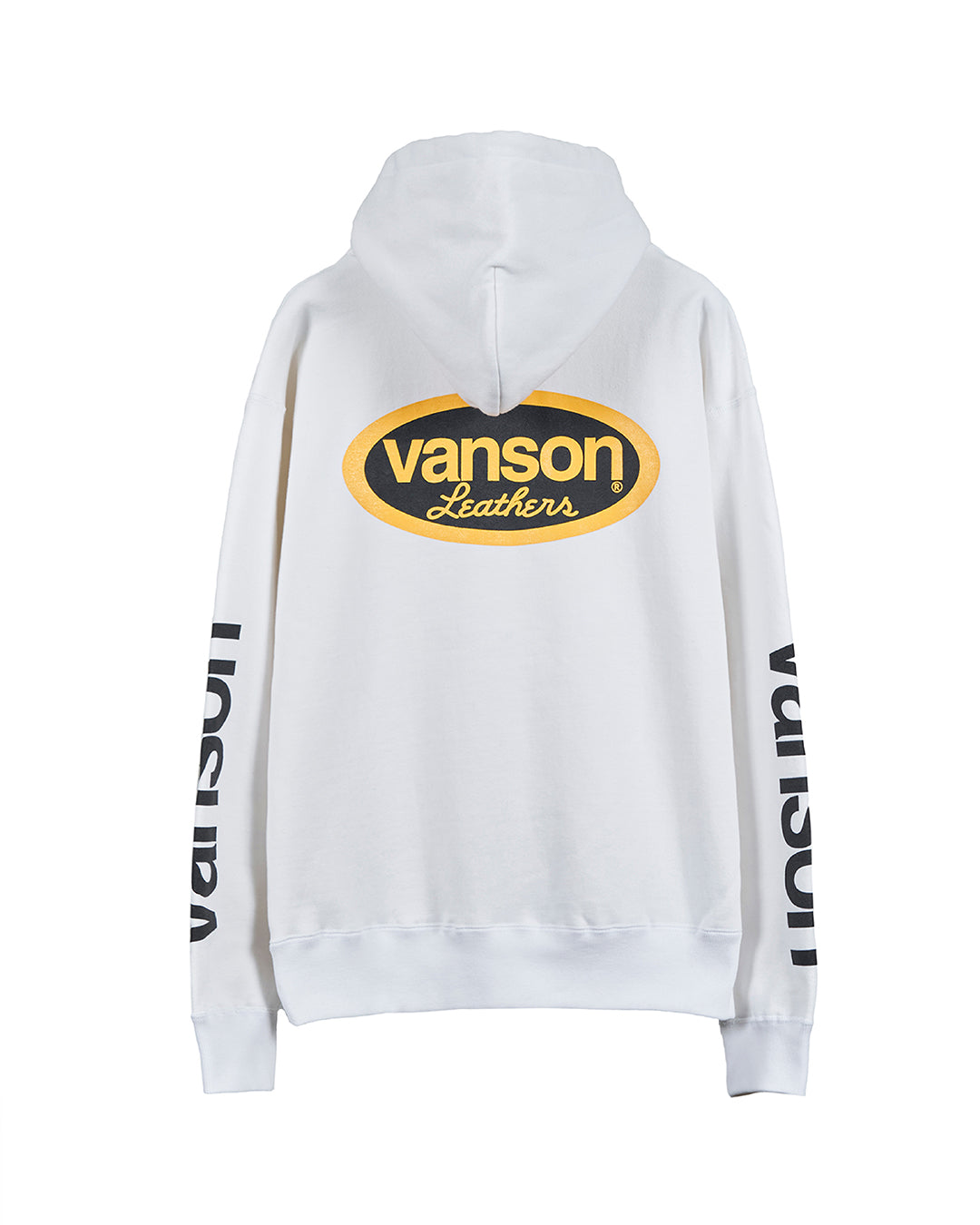 VANSON × MASSES SWEAT HOODED_WHITE バンソン マシス コラボ MSV-2605