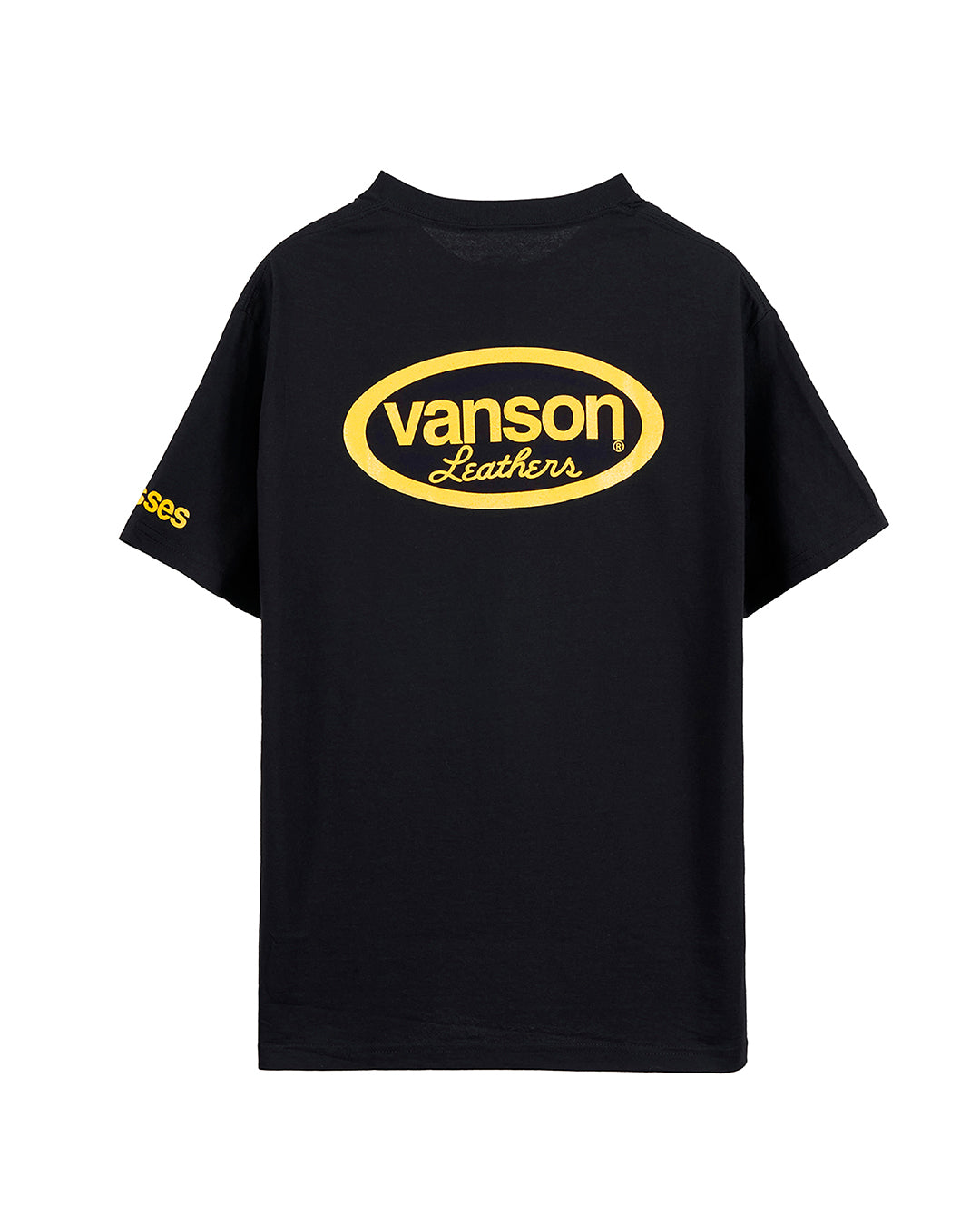 VANSON × MASSES T-SHIRT S/S_BLACK – VL-COLLABORATION