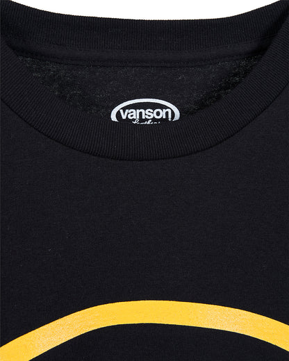 VANSON × MASSES T-SHIRT_BLACK バンソン マシス コラボ MSV-2603