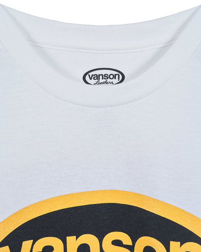 VANSON × MASSES T-SHIRT_WHITE バンソン マシス コラボ MSV-2603