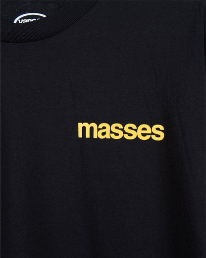 VANSON × MASSES T-SHIRT L/S_BLACK バンソン マシス コラボ MSV-2604