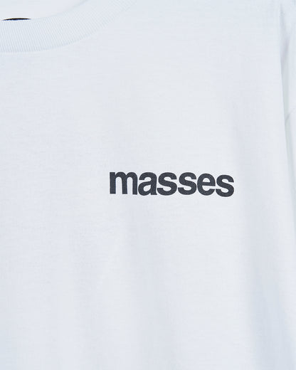 VANSON × MASSES T-SHIRT L/S_WHITE バンソン マシス コラボ MSV-2604