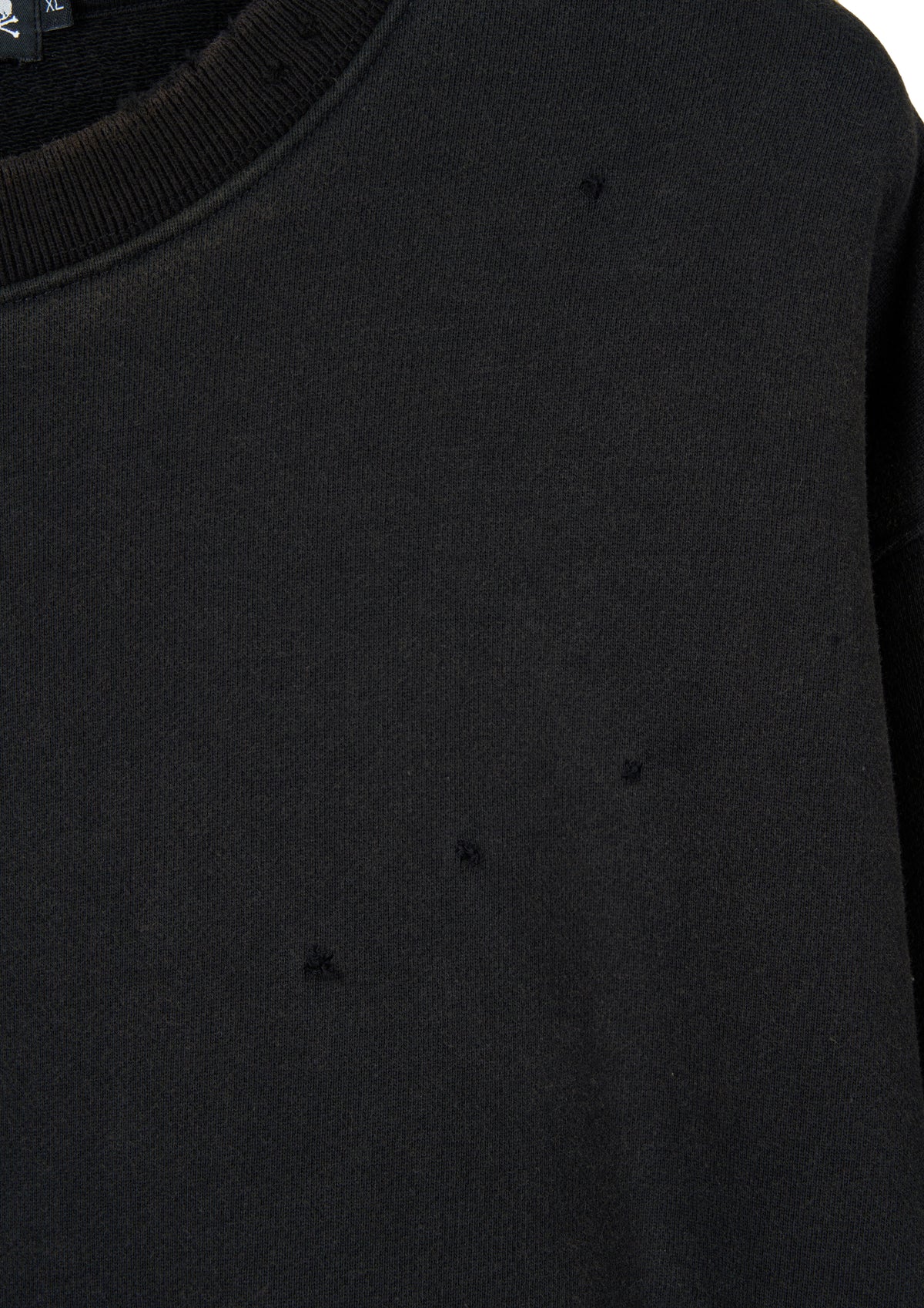 VANSON × MASTERMIND WORLD CREWNECK SWEATSHIRT DAMAGE [REGULAR FIT]