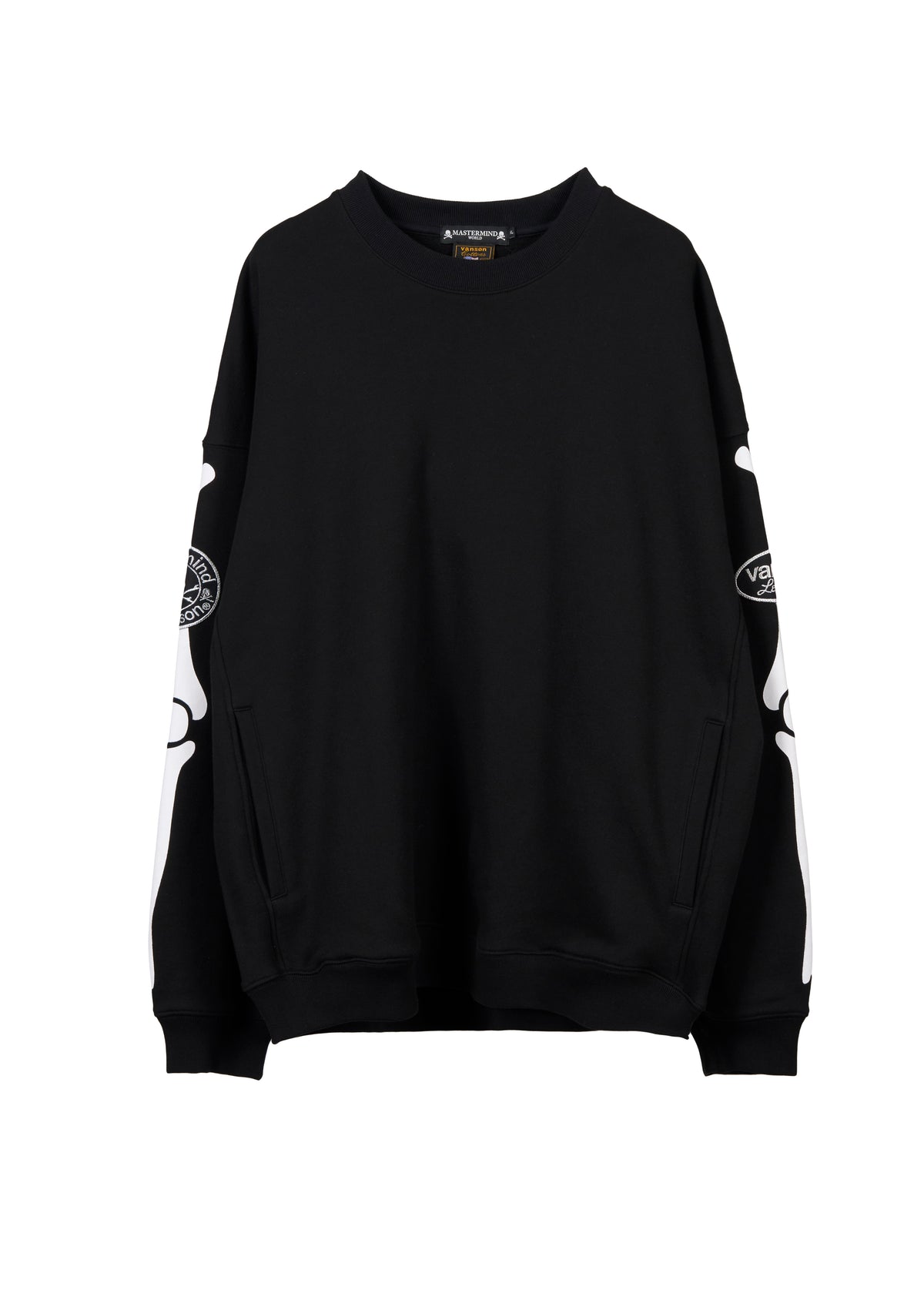 VANSON × MASTERMIND WORLD CREWNECK SWEATSHIRT [BOXY FIT]