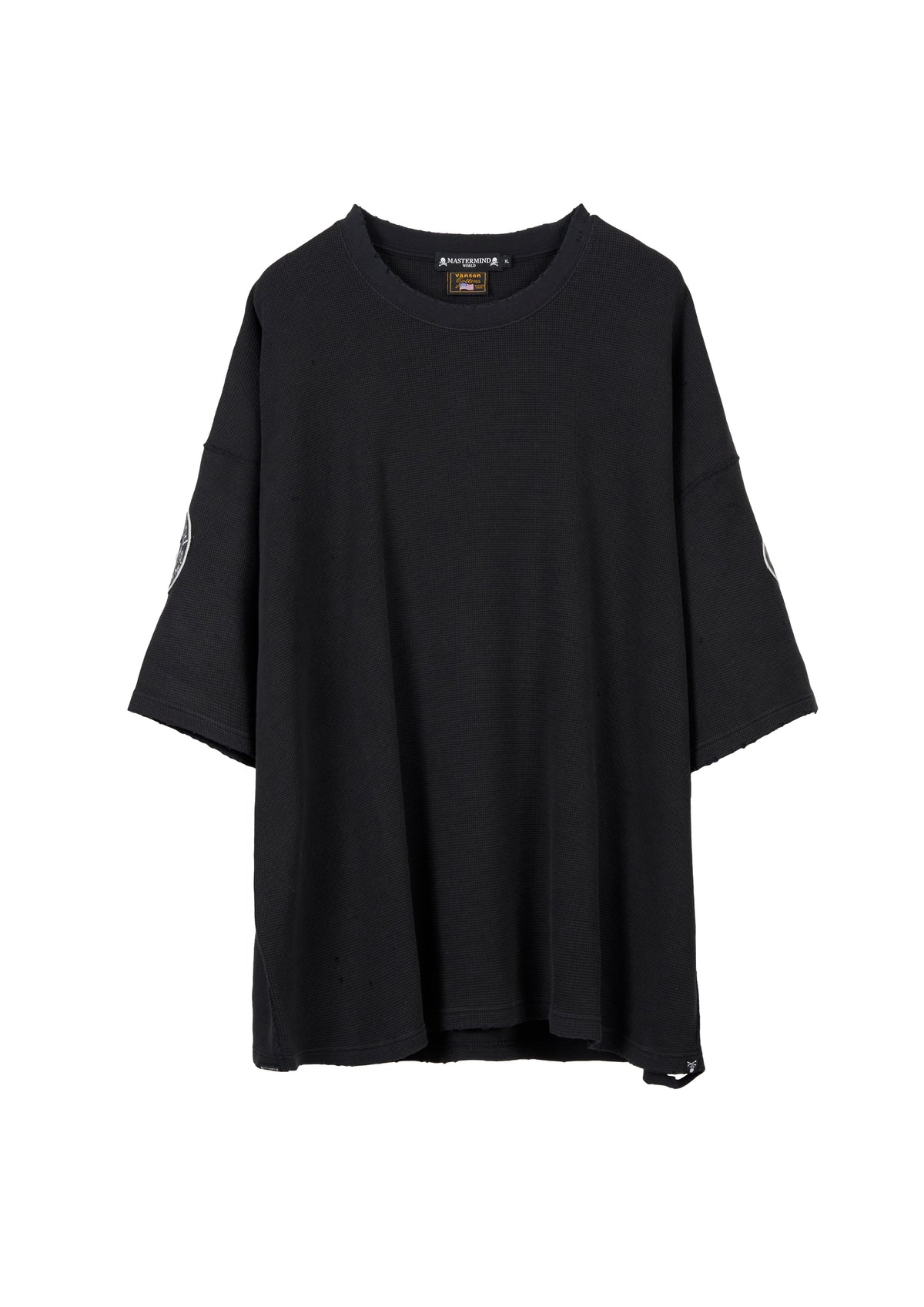 VANSON × MASTERMIND WORLD Thermal S/S TEE DAMAGE [BOXY FIT]