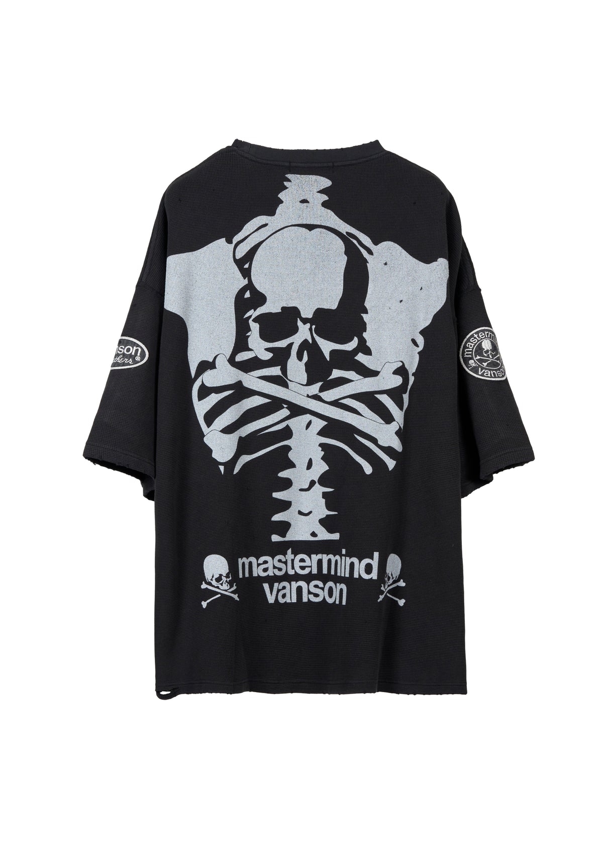 VANSON × MASTERMIND WORLD Thermal S/S TEE DAMAGE [BOXY FIT]