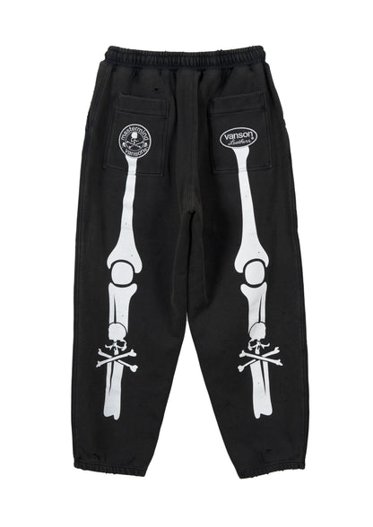 VANSON × MASTERMIND WORLD SWEAT PANTS DAMAGE