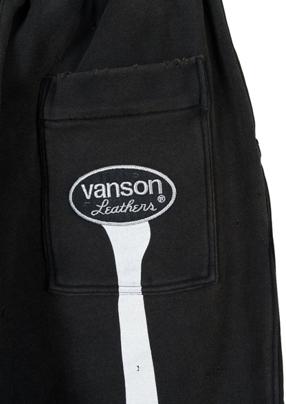 VANSON × MASTERMIND WORLD SWEAT PANTS DAMAGE
